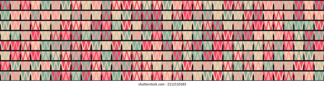 Abstract Geometric Pattern generative computational art illustration