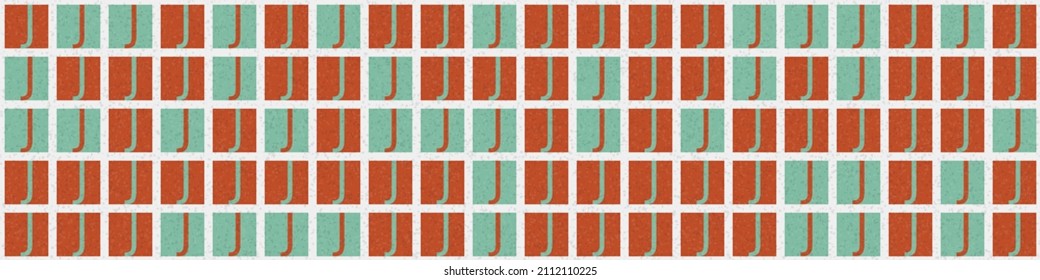Abstract Geometric Pattern generative computational art illustration