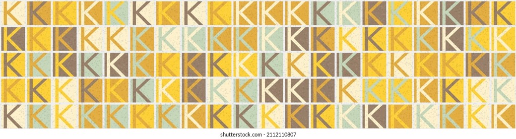 Abstract Geometric Pattern generative computational art illustration