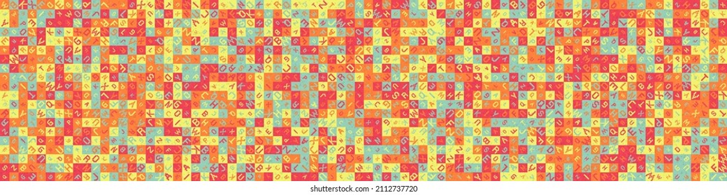 Abstract Geometric Pattern generative computational art illustration