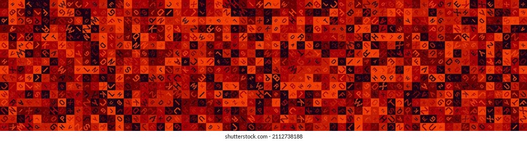 Abstract Geometric Pattern generative computational art illustration