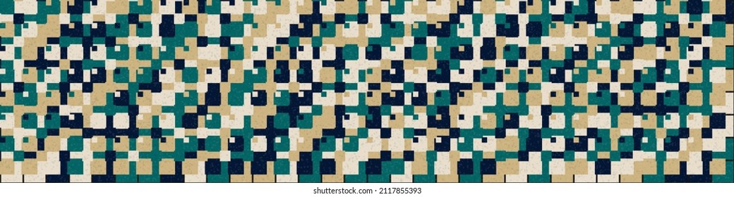 Abstract Geometric Pattern generative computational art illustration