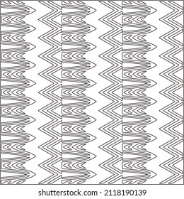 Abstract Geometric Pattern generative computational art illustration.Black and 
white pattern for wallpapers and backgrounds. line art.