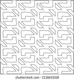 
Abstract Geometric Pattern generative computational art illustration.Black and 
white pattern for wallpapers and backgrounds. line art.