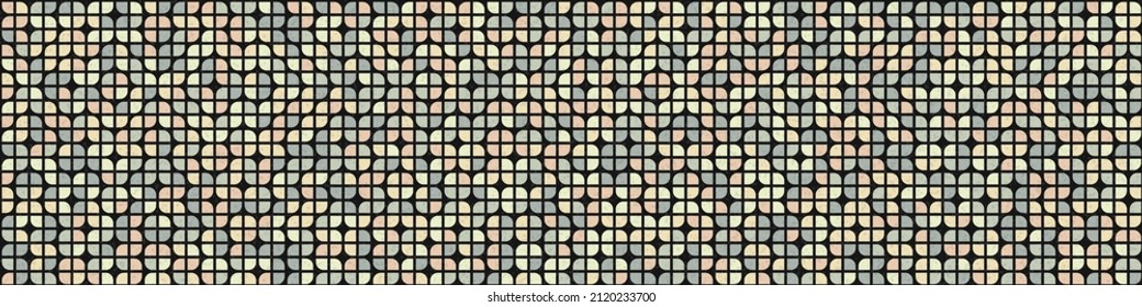 Abstract Geometric Pattern generative computational art illustration