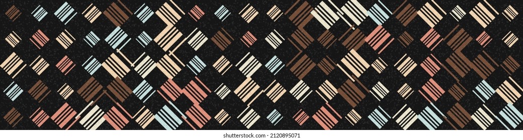 Abstract Geometric Pattern generative computational art illustration