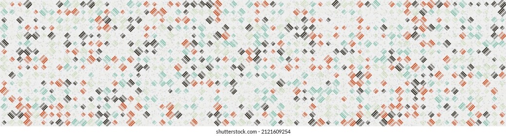 Abstract Geometric Pattern generative computational art illustration