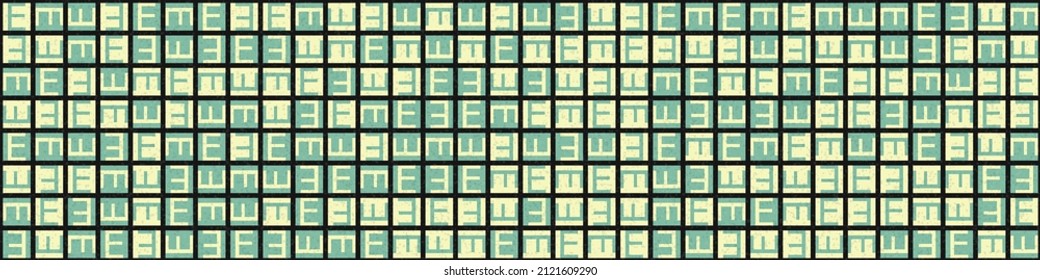 Abstract Geometric Pattern generative computational art illustration