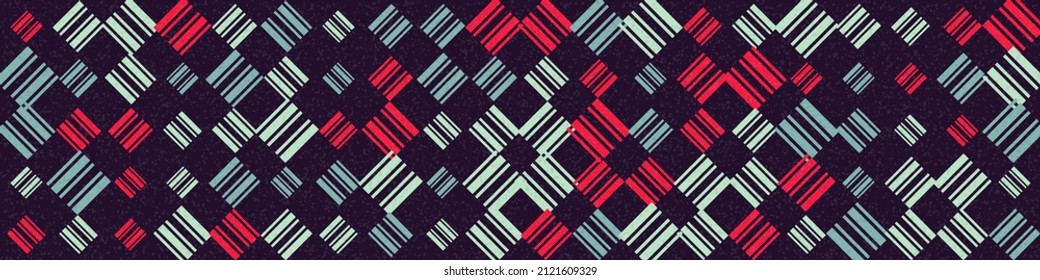 Abstract Geometric Pattern generative computational art illustration