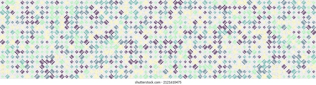 Abstract Geometric Pattern generative computational art illustration