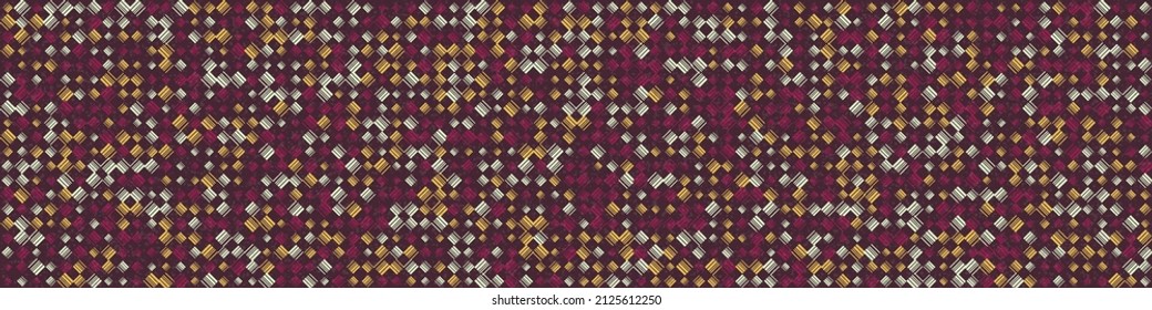 Abstract Geometric Pattern generative computational art illustration