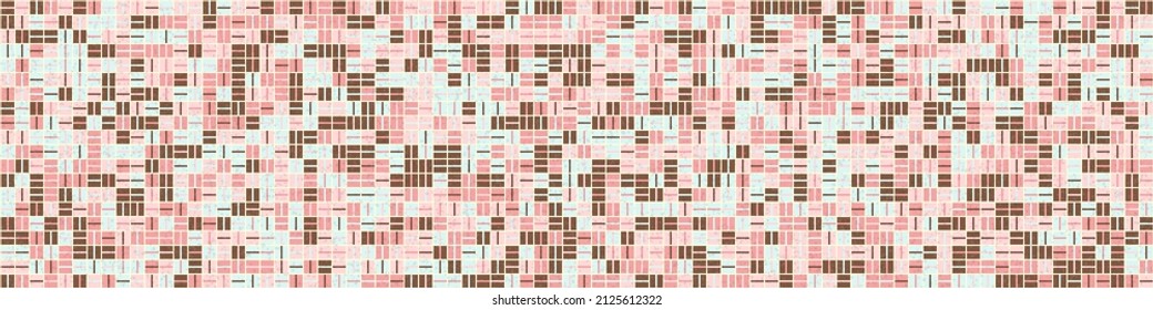 Abstract Geometric Pattern generative computational art illustration
