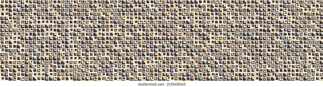Abstract Geometric Pattern generative computational art illustration