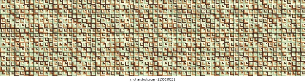 Abstract Geometric Pattern generative computational art illustration