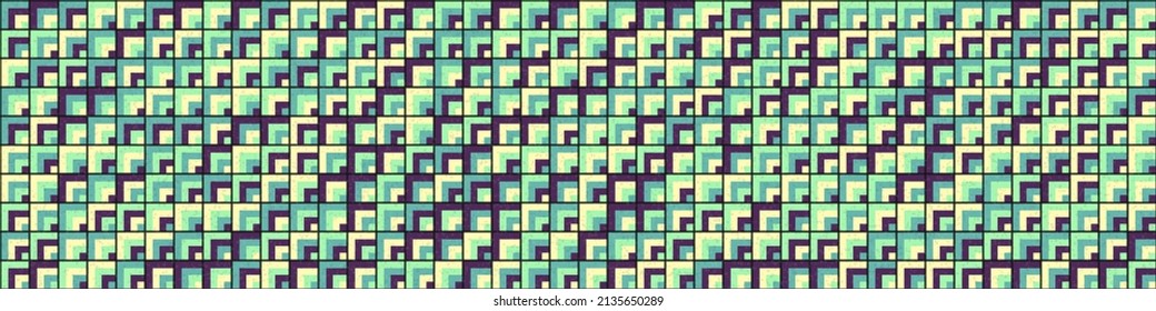 Abstract Geometric Pattern generative computational art illustration