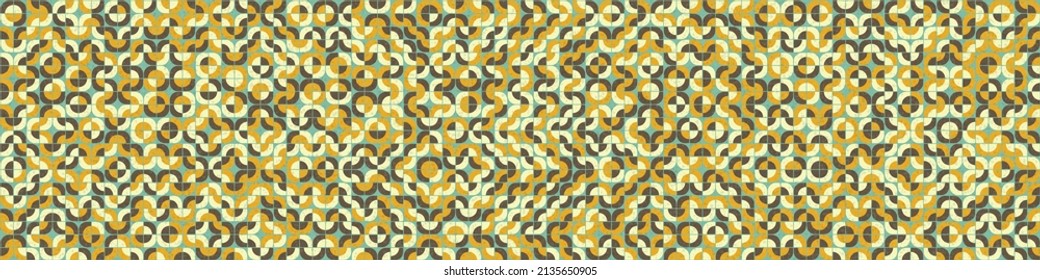 Abstract Geometric Pattern generative computational art illustration