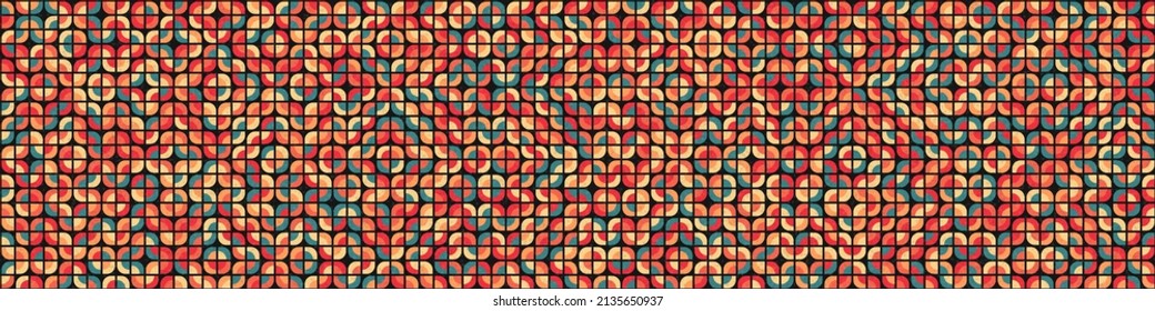 Abstract Geometric Pattern generative computational art illustration