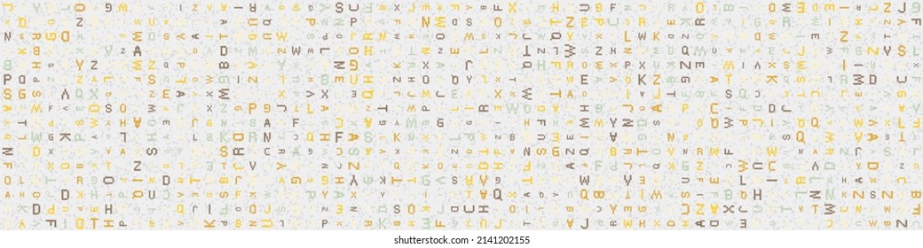 Abstract Geometric Pattern generative computational art illustration