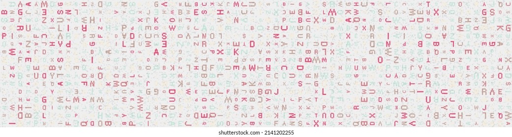 Abstract Geometric Pattern generative computational art illustration
