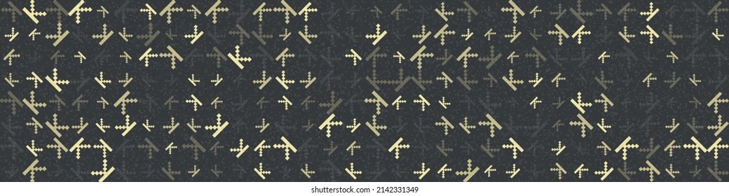 Abstract Geometric Pattern generative computational art illustration