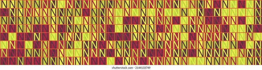 Abstract Geometric Pattern generative computational art illustration