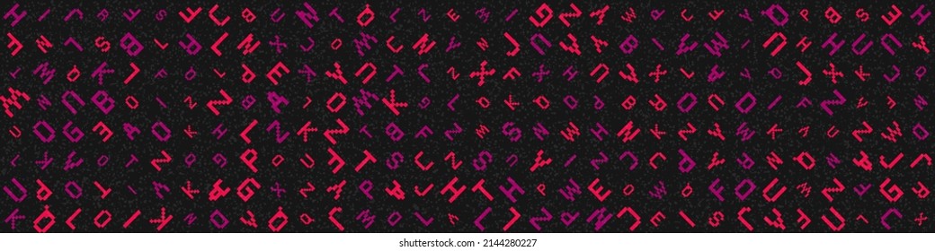 Abstract Geometric Pattern generative computational art illustration