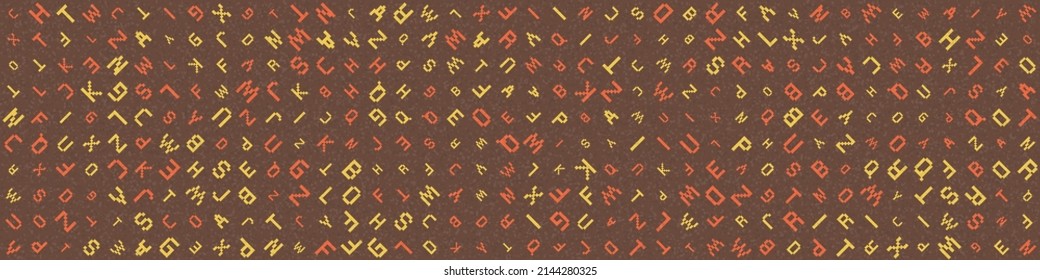 Abstract Geometric Pattern generative computational art illustration