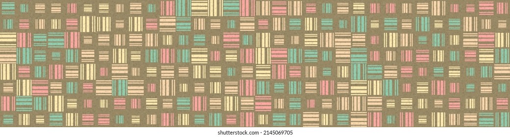 Abstract Geometric Pattern generative computational art illustration