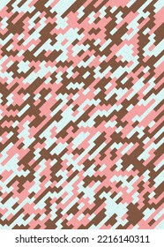 Abstract Geometric Pattern generative computational art illustration