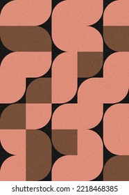 Abstract Geometric Pattern generative computational art illustration