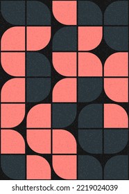 Abstract Geometric Pattern generative computational art illustration