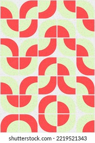 Abstract Geometric Pattern generative computational art illustration