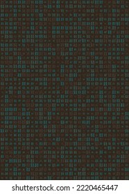 Abstract Geometric Pattern generative computational art illustration