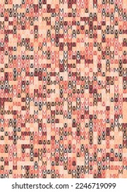 Abstract Geometric Pattern generative computational art illustration