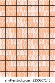 Abstract Geometric Pattern generative computational art illustration