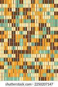 Abstract Geometric Pattern generative computational art illustration