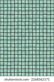 Abstract Geometric Pattern generative computational art illustration