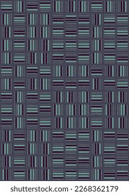 Abstract Geometric Pattern generative computational art illustration