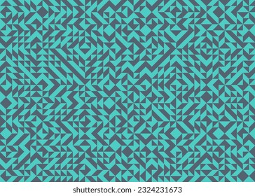 Abstract Geometric Pattern generative computational art illustration