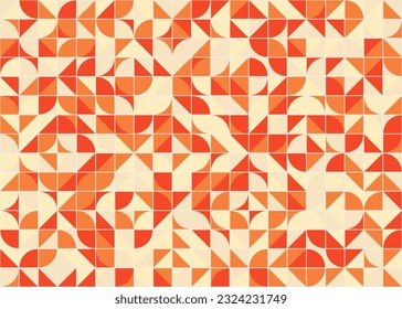 Abstract Geometric Pattern generative computational art illustration