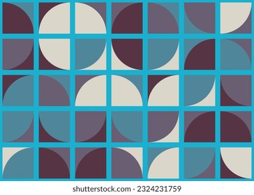 Abstract Geometric Pattern generative computational art illustration