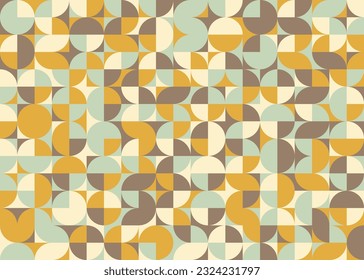 Abstract Geometric Pattern generative computational art illustration