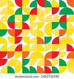 Abstract Geometric Pattern generative computational art illustration, Colourful easy pattern eps10