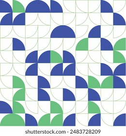 Abstract Geometric Pattern generative computational art illustration, Colourful easy pattern eps10
