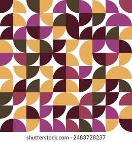 Abstract Geometric Pattern generative computational art illustration, Colourful easy pattern eps10