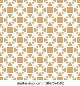 Abstract geometric pattern gold background vector .