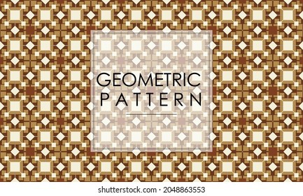 Abstract geometric pattern in gold color.