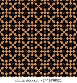 abstract geometric pattern with golden ornament black and gold background abstract texture for fabric home wear carpets background surface design packaging vector