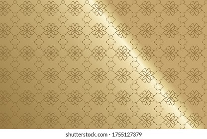 Abstract geometric pattern. Golden texture. Design for wallpaper, Wallpaper Design, Vector illustration.