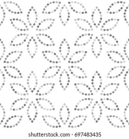 Abstract geometric pattern. Graphic Design in shades of grey. Seamless Background. Vector illustration 